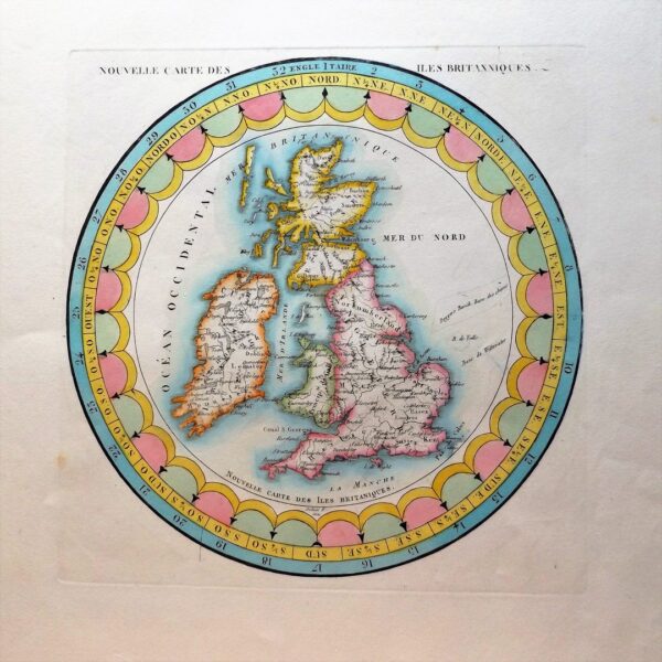 Great Britain - Rare depiction of Great Britain.