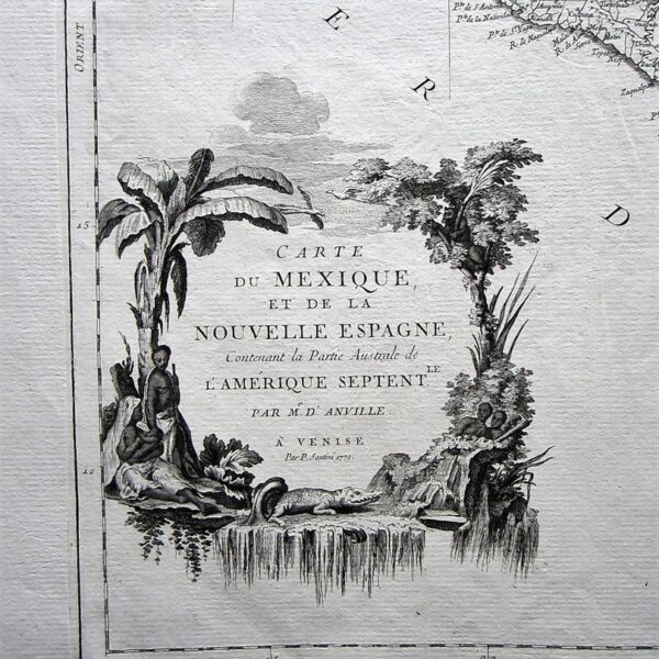 Central america - Mexico - D'Anville