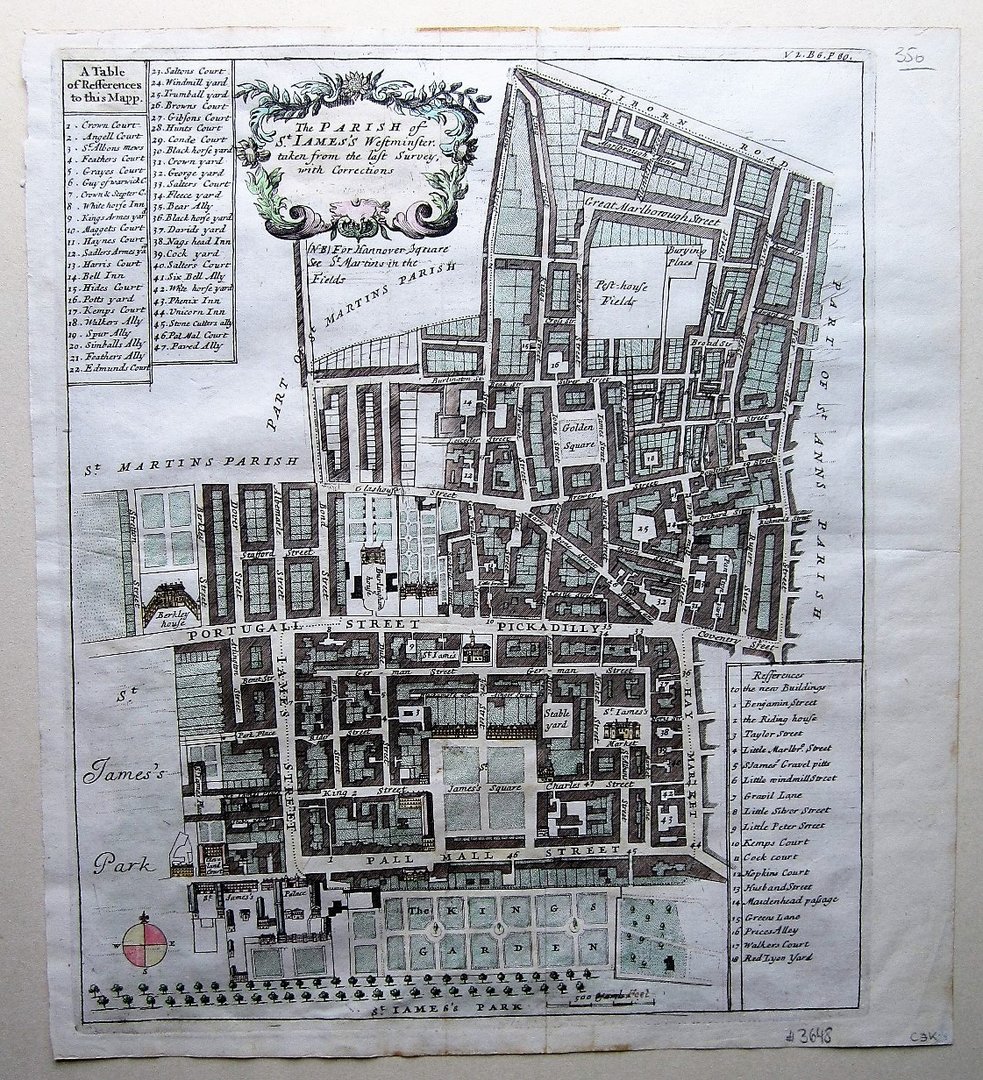 St.James' - Westminster - Strype/Stow