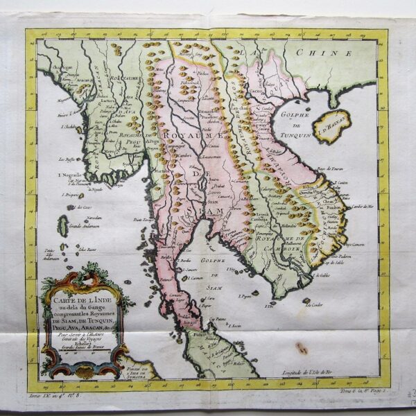 Asia - Thailand - Siam - Cambodia- Vietnam - Burma - Bellin
