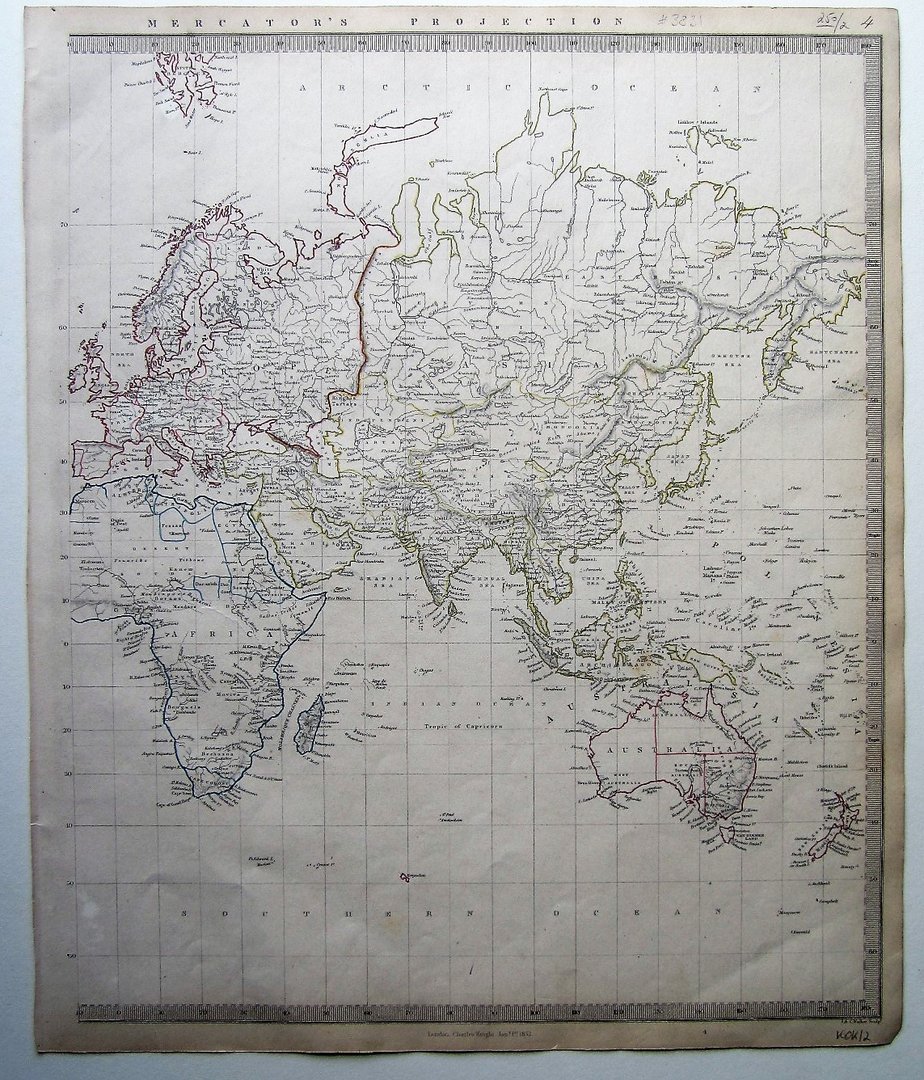 World - Mercator's Projection - SDUK - Image 3