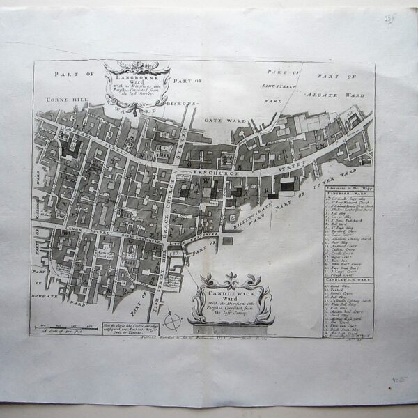 Langbourn - Candlewick - Fenchurch Street - Canon Street - Lime Street - Lombard Street - Monument - Pudding Lane