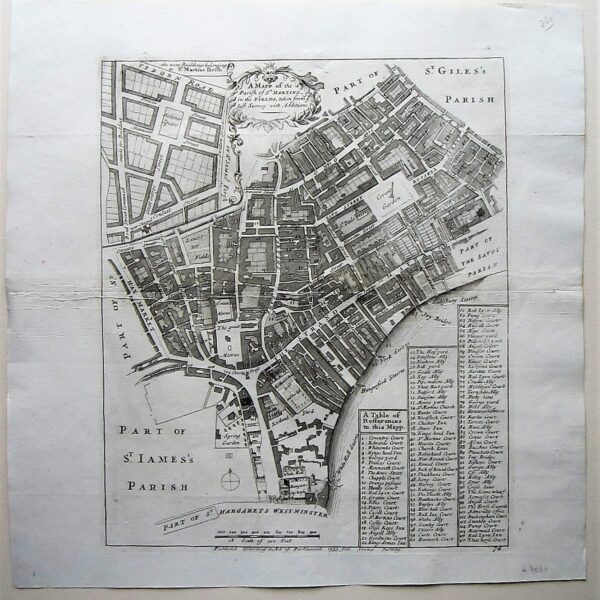 Whitehall - Banqueting House - Scotland Yard - The Strand - Covent Garden - Charing Cross - Trafalgar Square - Haymarket - Leicester Square - Long Acre - Drury Lane - St. Martin’s in the Fields