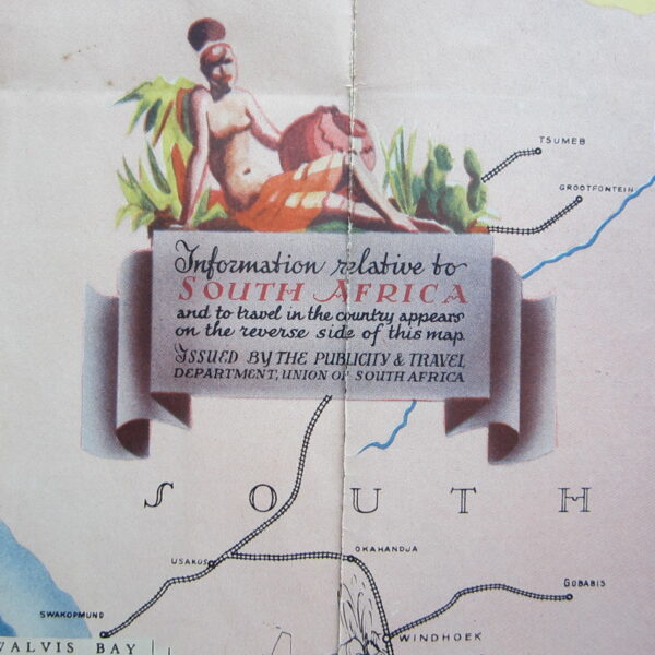 Africa - South Africa - Pictorial map - folding map