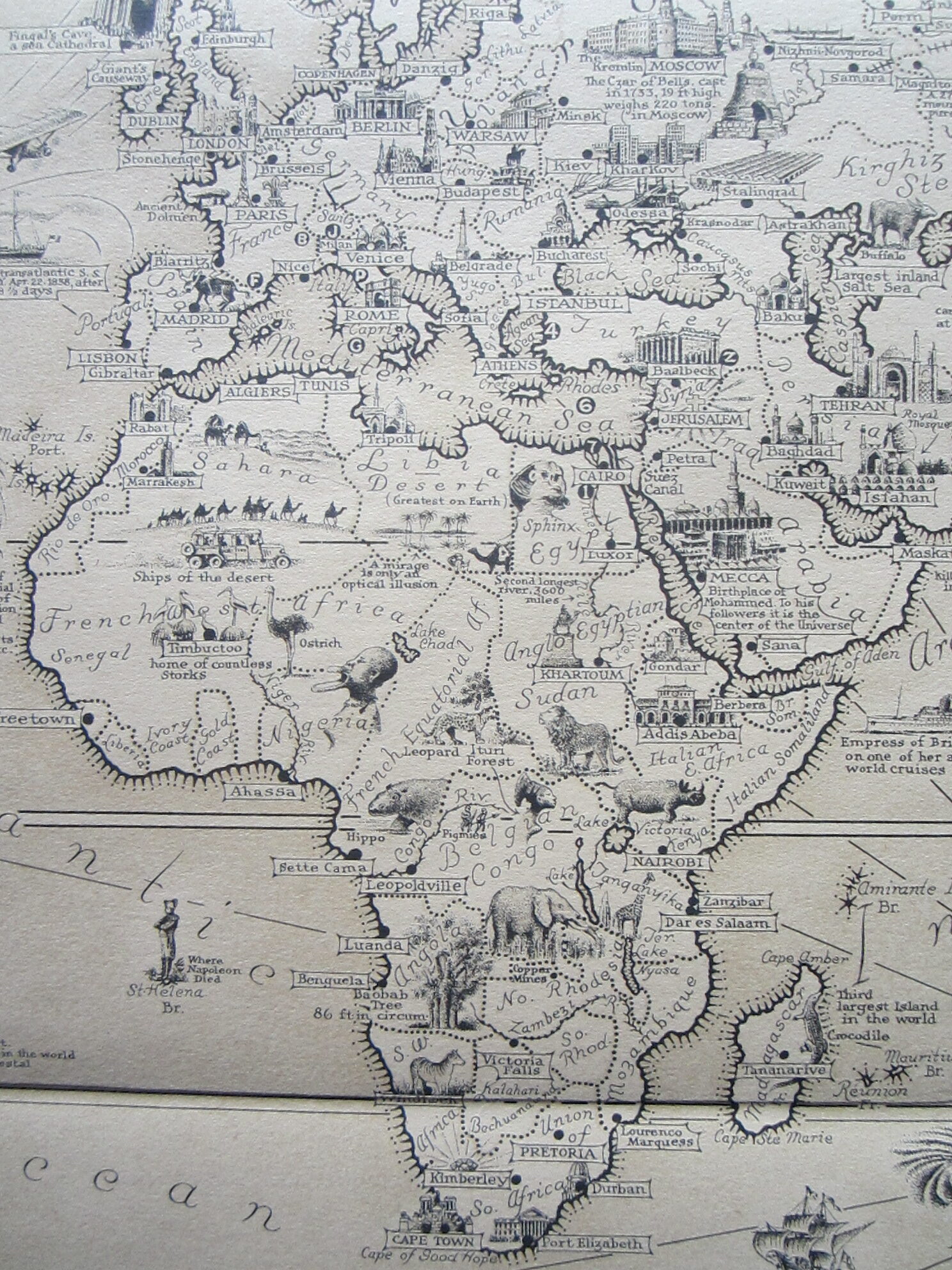 World - Chase - Pictorial map - Image 4