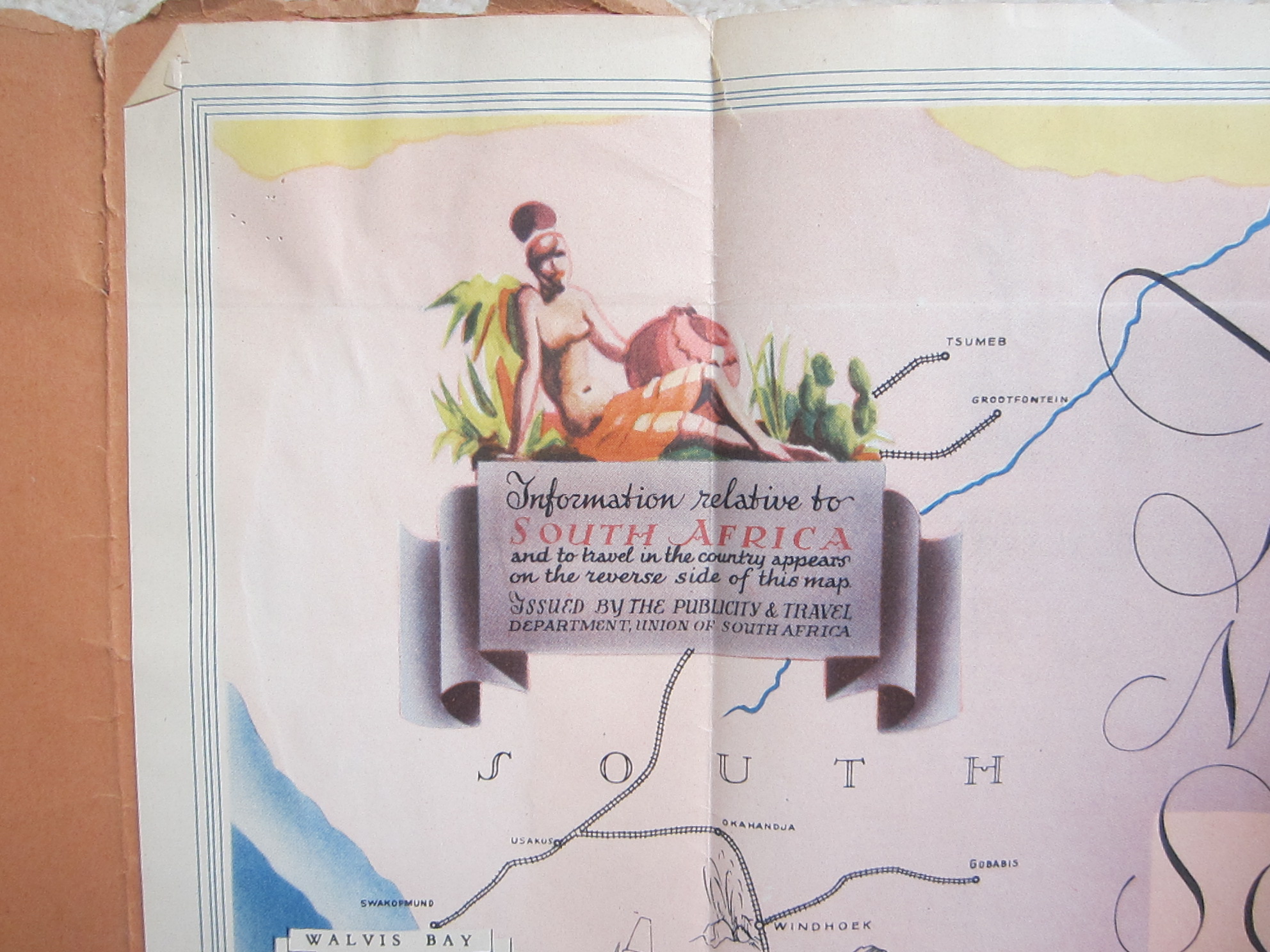 Africa - South Africa - Pictorial map - folding map - Image 5