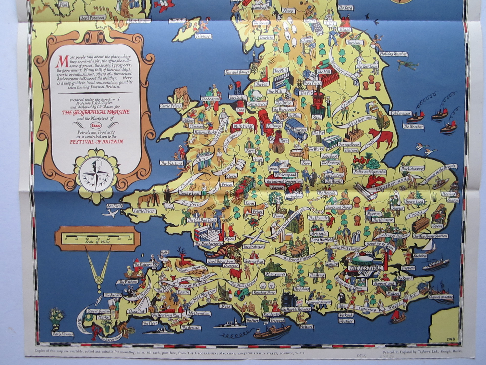 Great Britain - pictorial map - Image 3