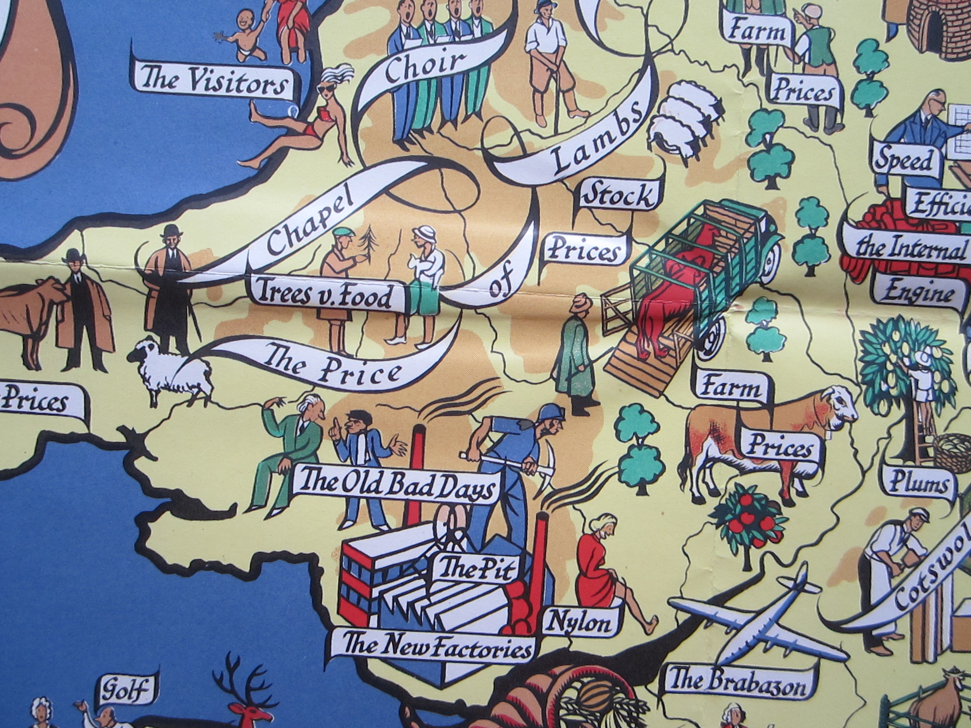 Great Britain - pictorial map - Image 8