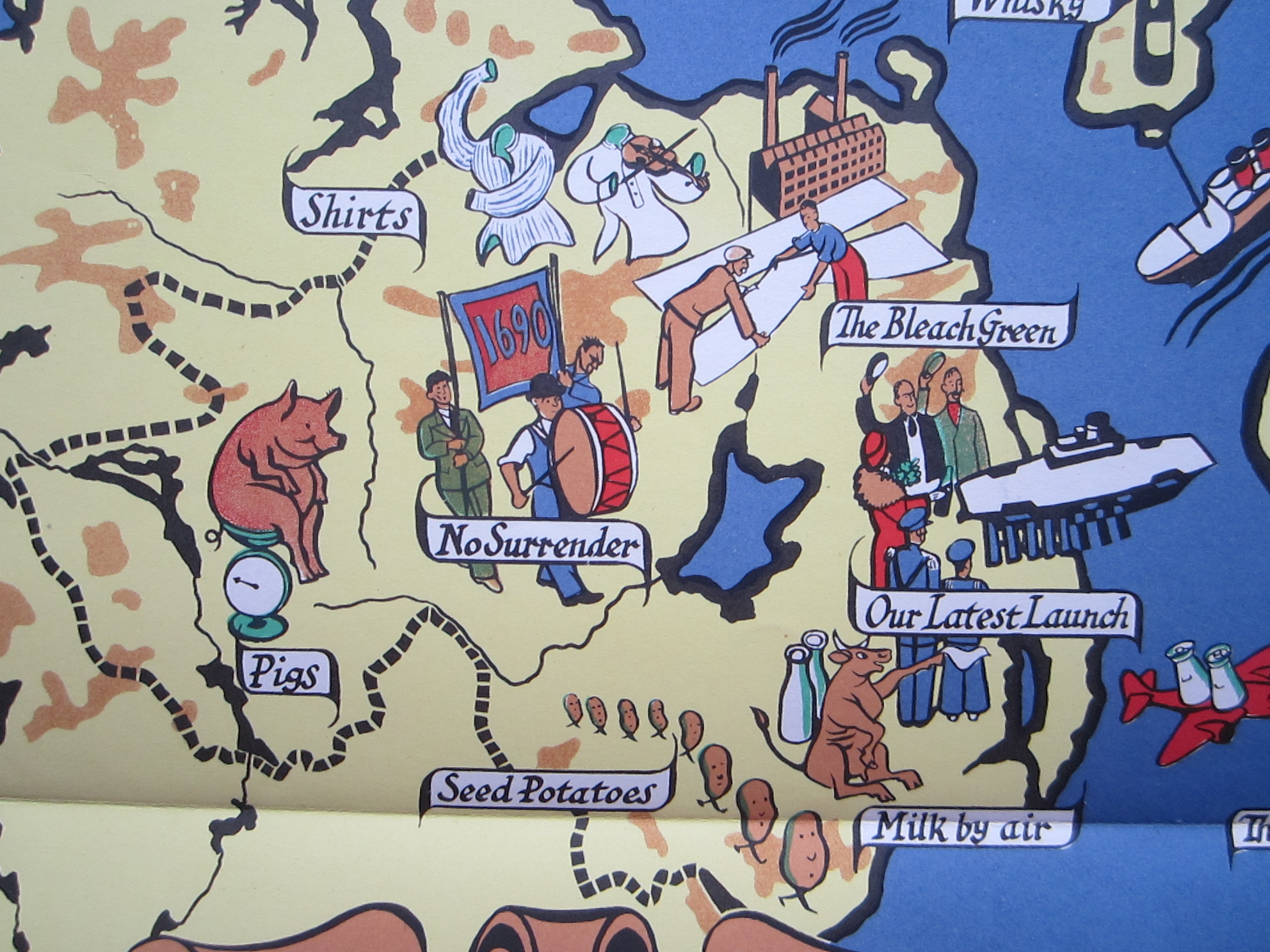 Great Britain - pictorial map - Image 10
