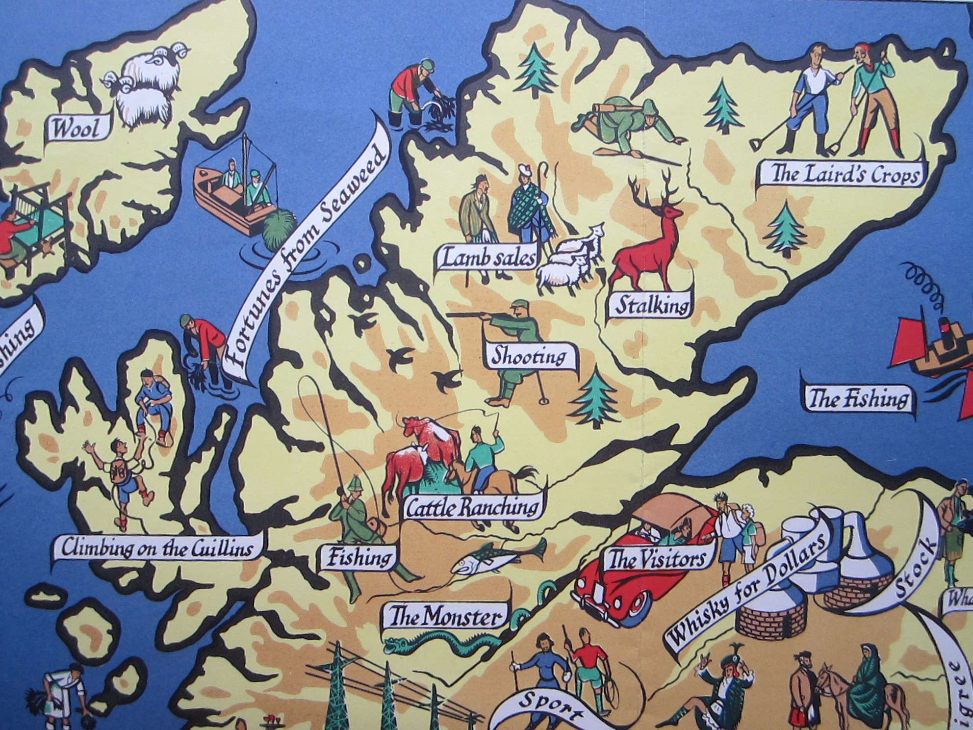 Great Britain - pictorial map - Image 12