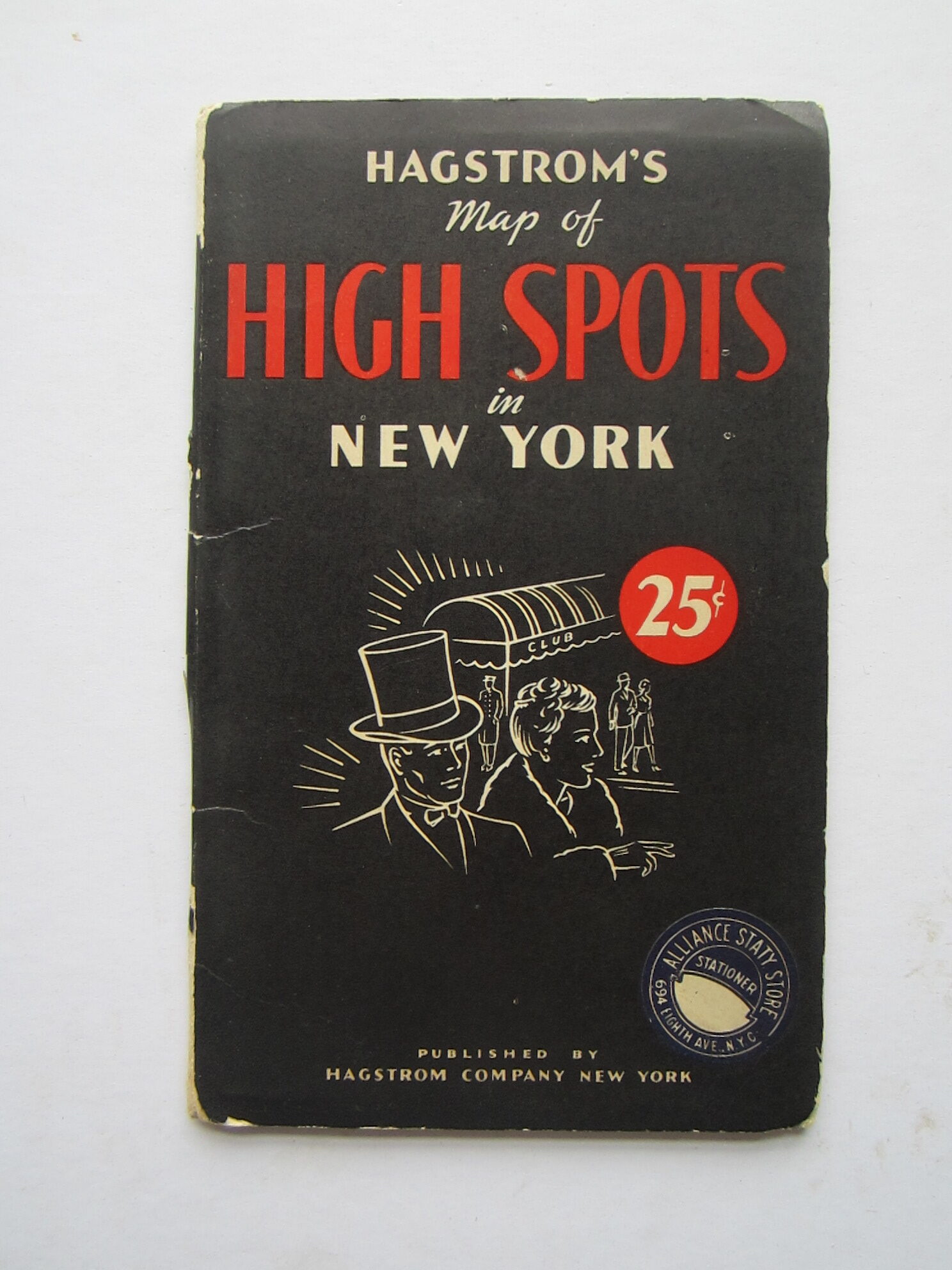 USA - New York - Manhattan - Pictorial Map - Folding Map