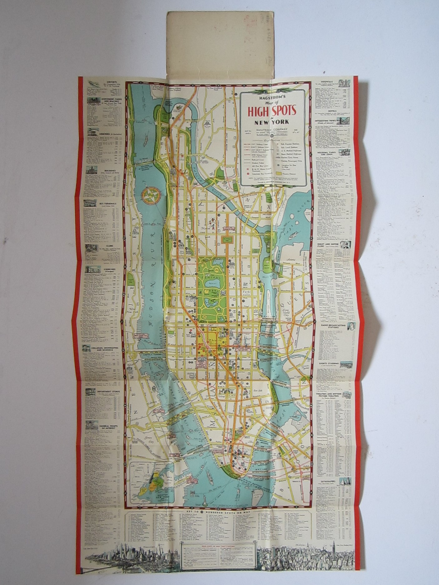 USA - New York - Manhattan - Pictorial Map - Folding Map - Image 4