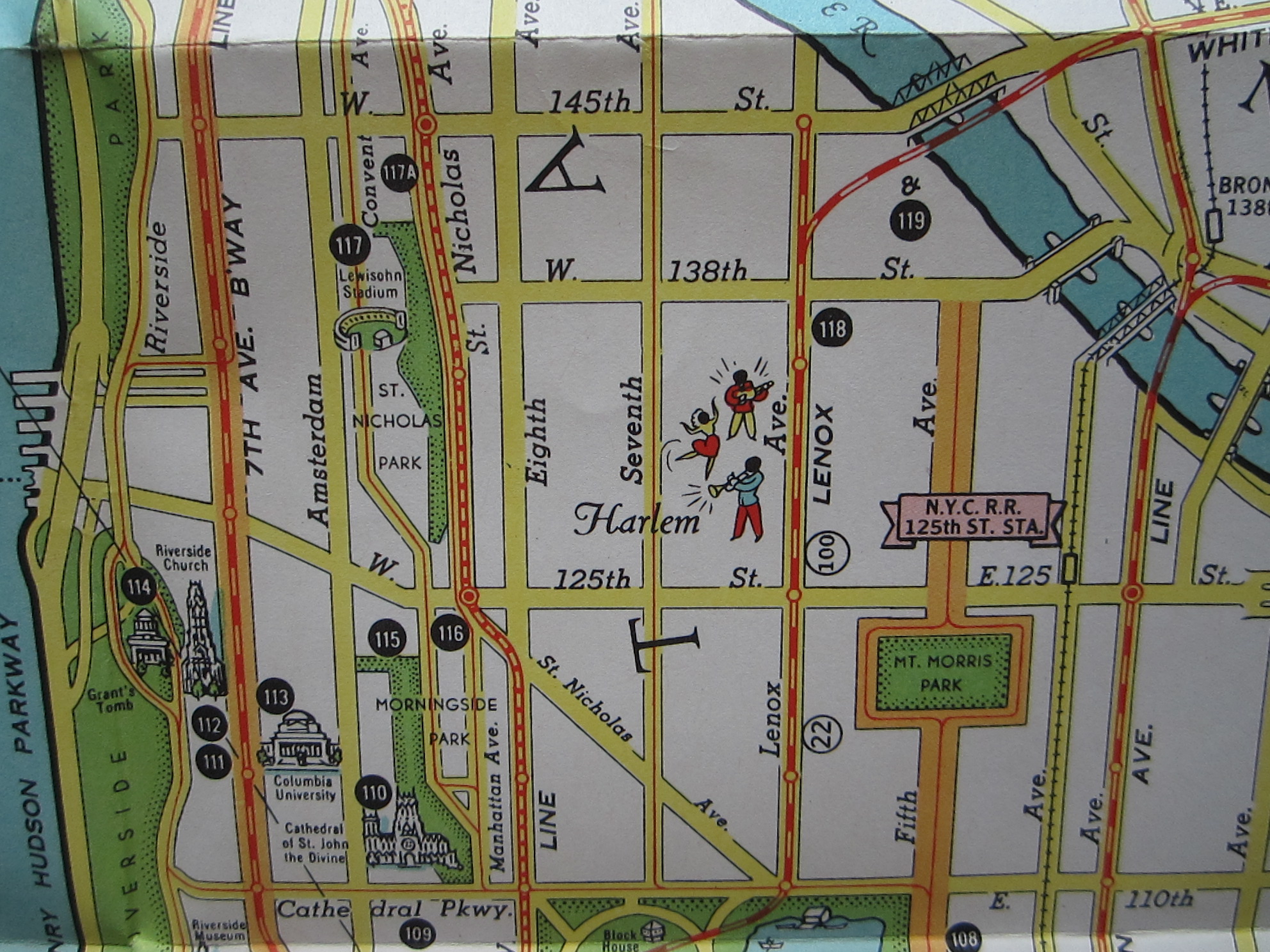 USA - New York - Manhattan - Pictorial Map - Folding Map - Image 10