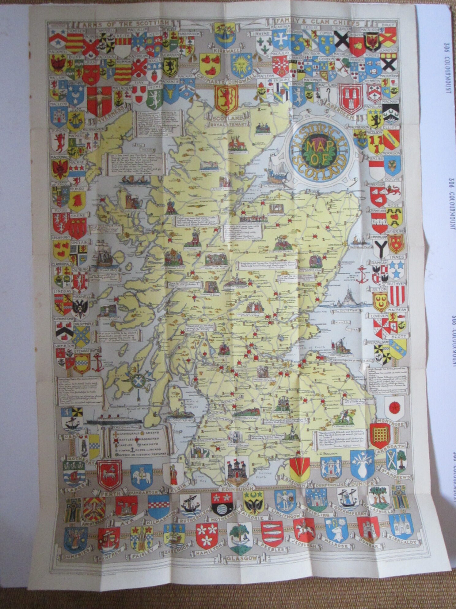 Scotland - Pictorial Map - Folding Map - Image 3
