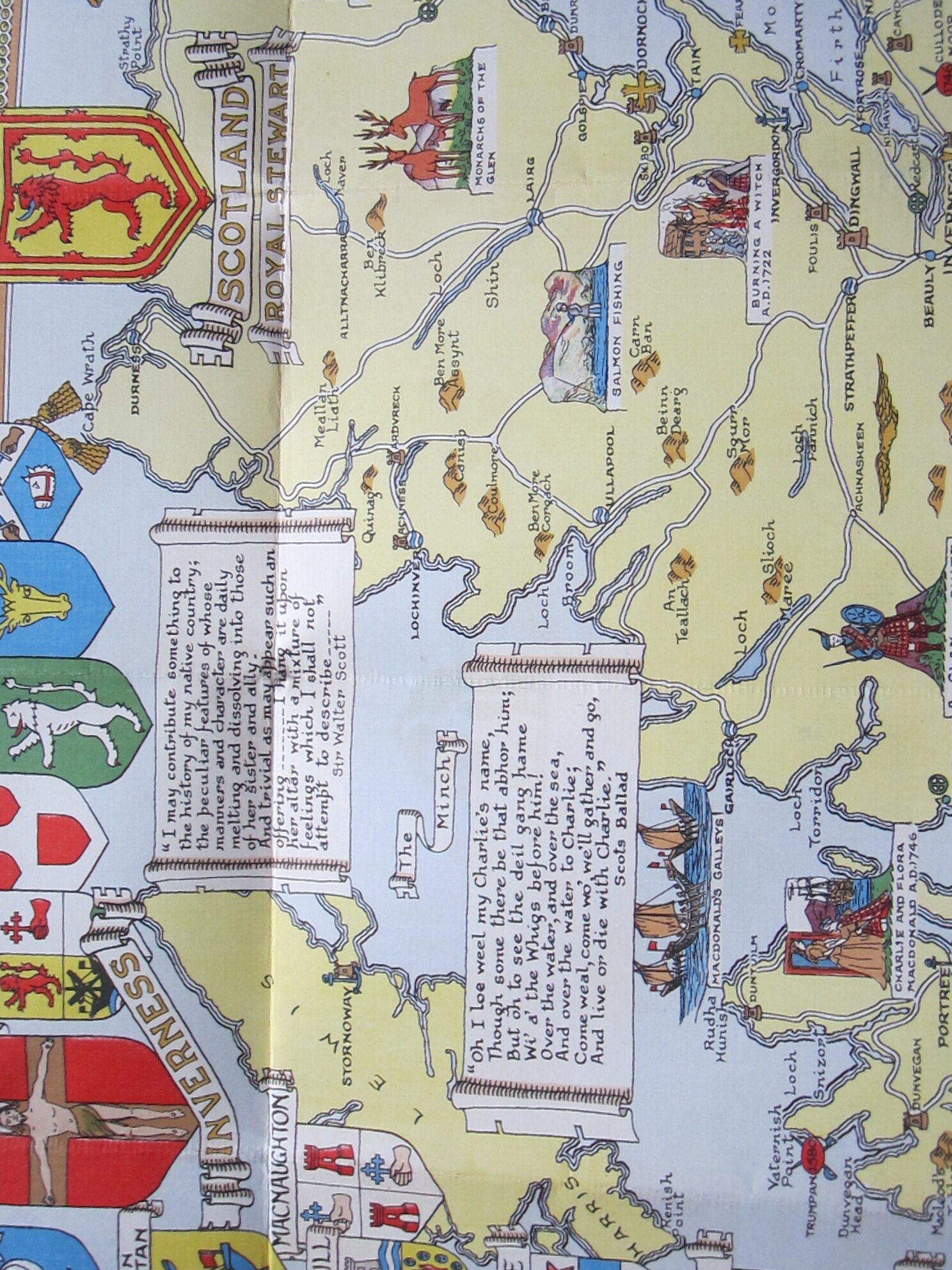 Scotland - Pictorial Map - Folding Map - Image 6