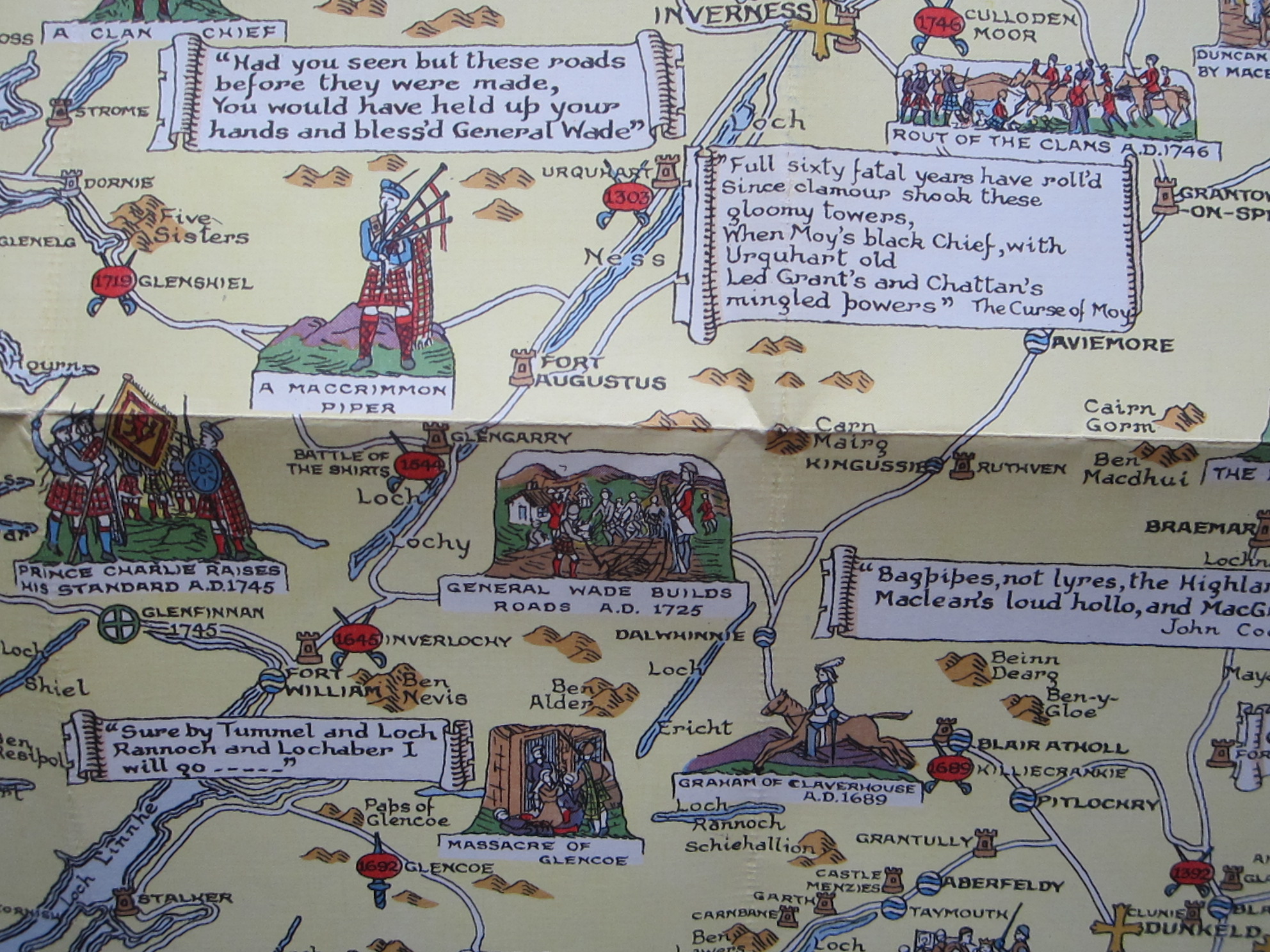 Scotland - Pictorial Map - Folding Map - Image 7