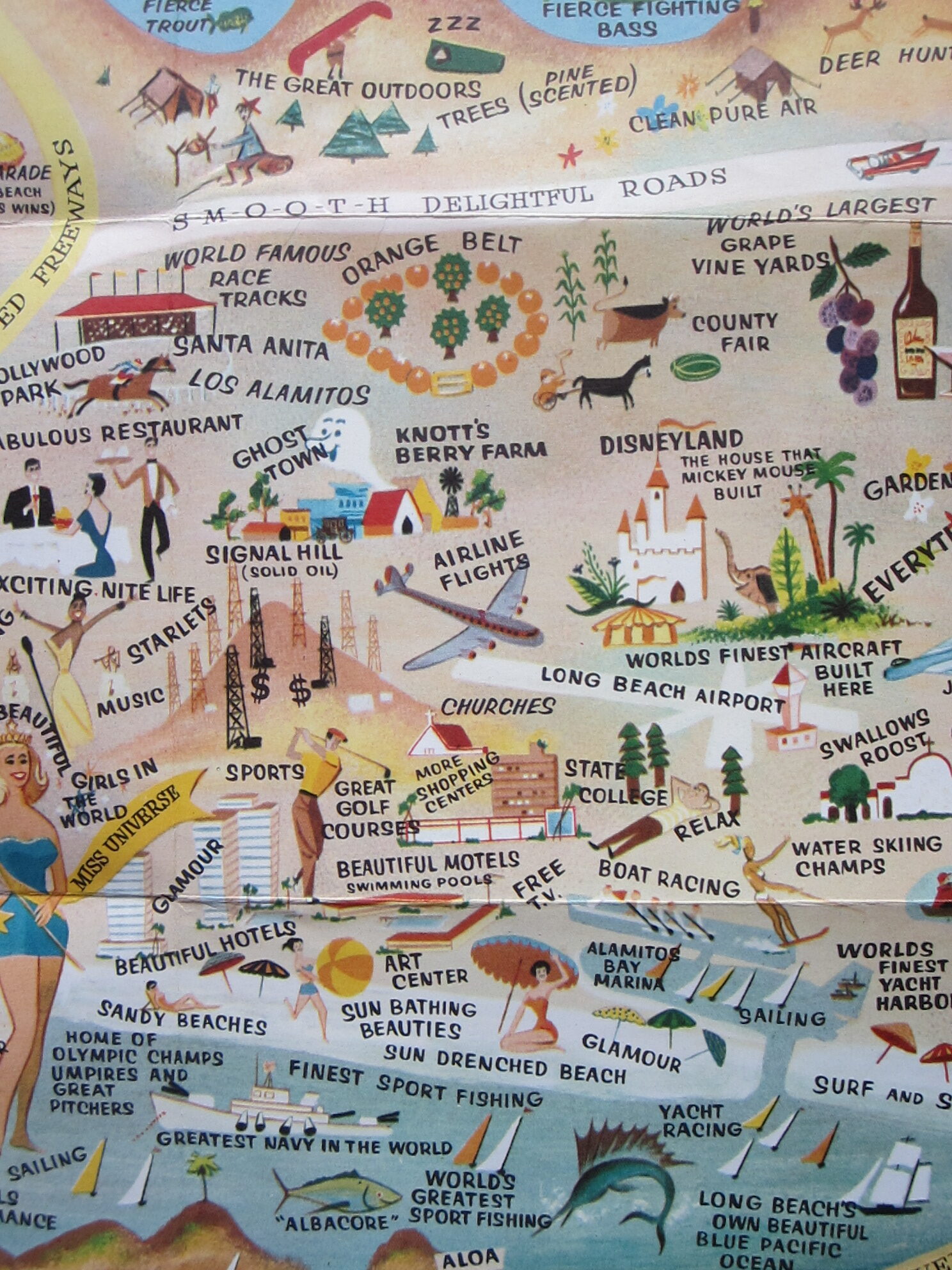 USA - Long Beach - California - Pictorial Map - Folding Map - Image 7