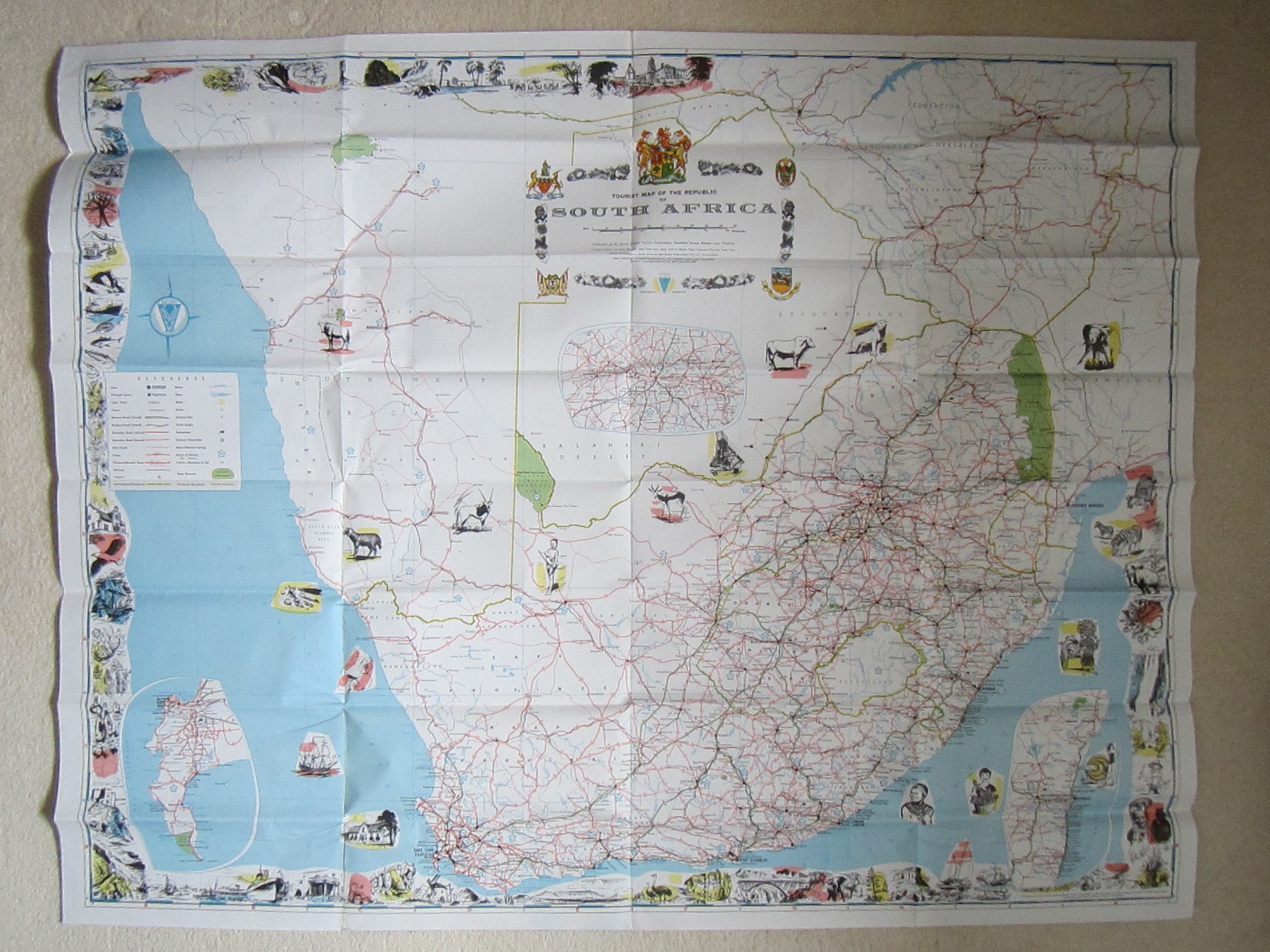 Africa - South Africa - Pictorial map - Folding map - Image 2