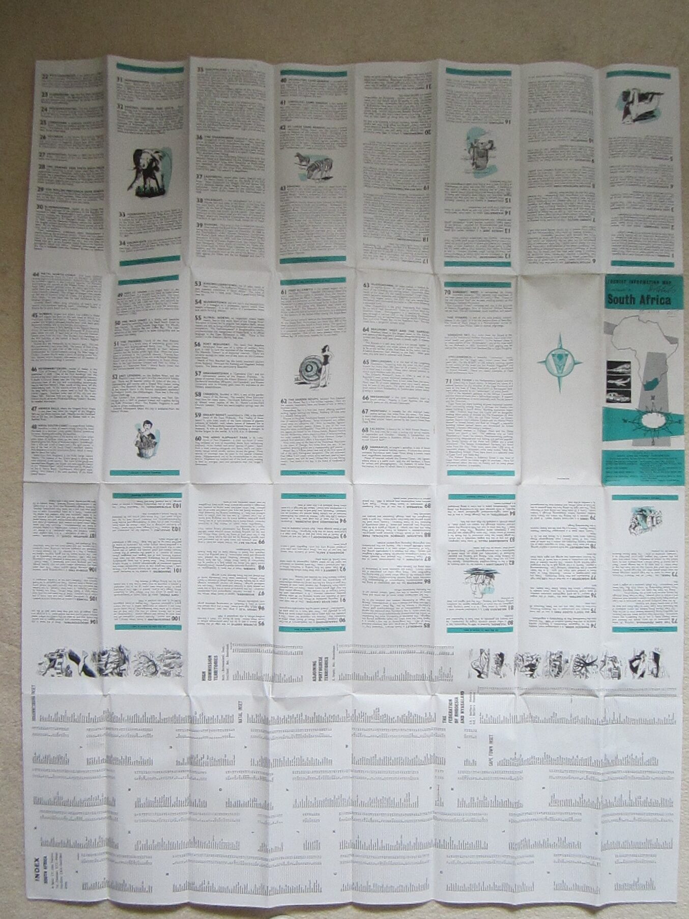 Africa - South Africa - Pictorial map - Folding map - Image 3