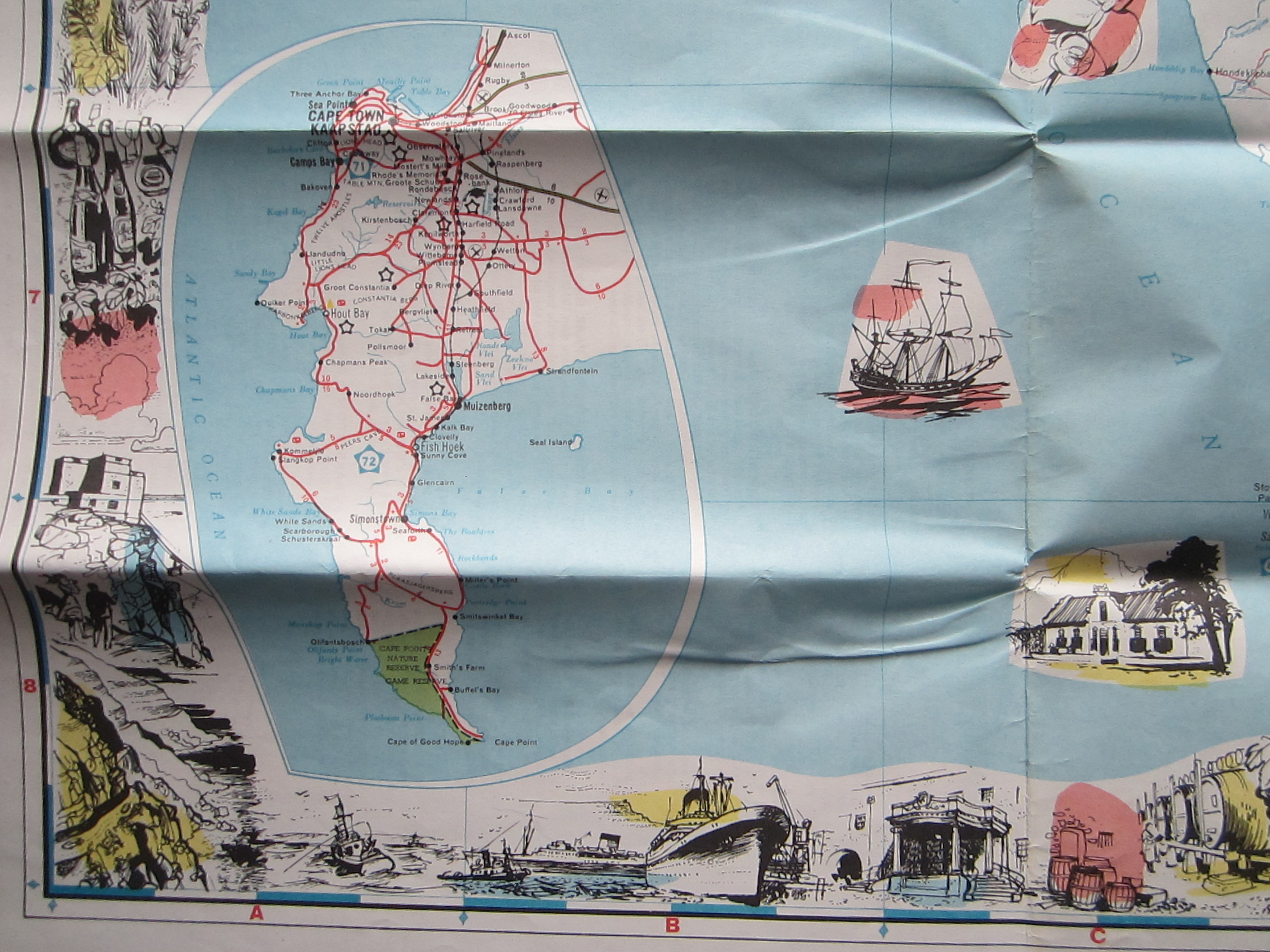 Africa - South Africa - Pictorial map - Folding map - Image 6