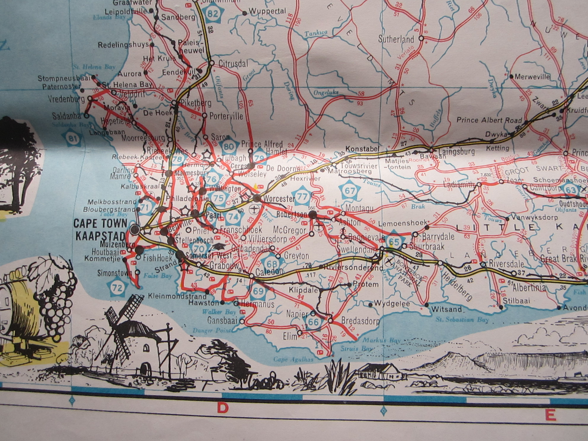 Africa - South Africa - Pictorial map - Folding map - Image 7