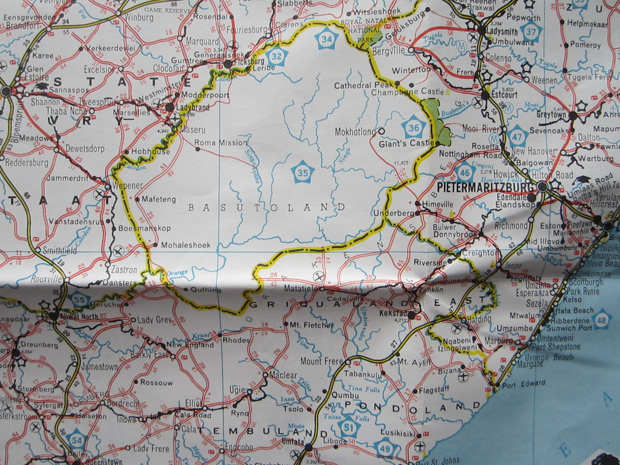 Africa - South Africa - Pictorial map - Folding map - Image 11