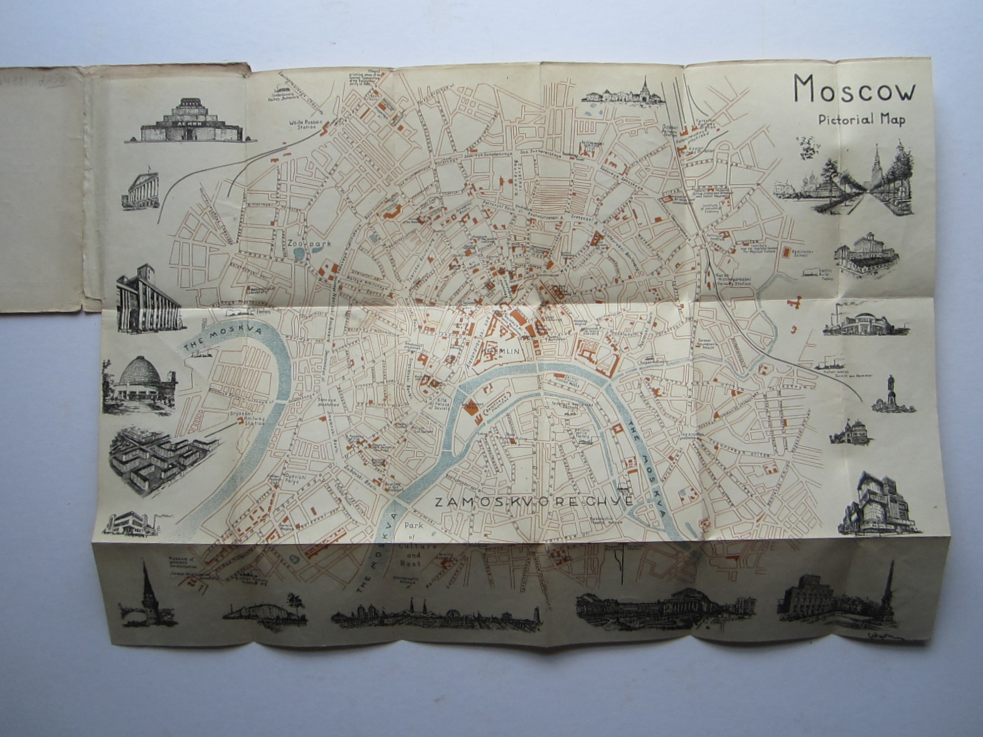 Russia - Moscow - Leningrad - Pictorial map - Folding map - Image 5