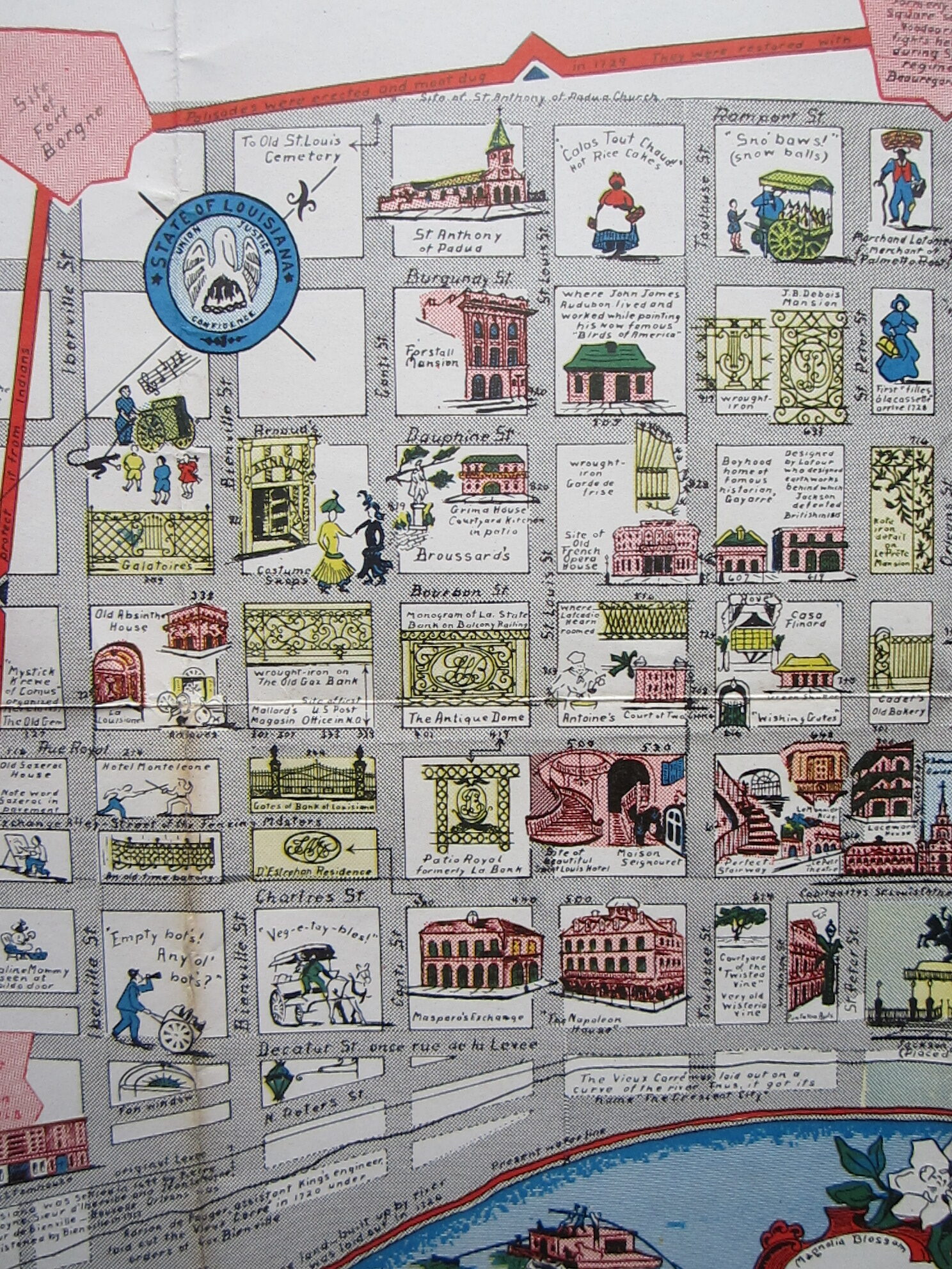 USA - Louisiana - New Orleans - Pictorial map - Folding map - Image 3