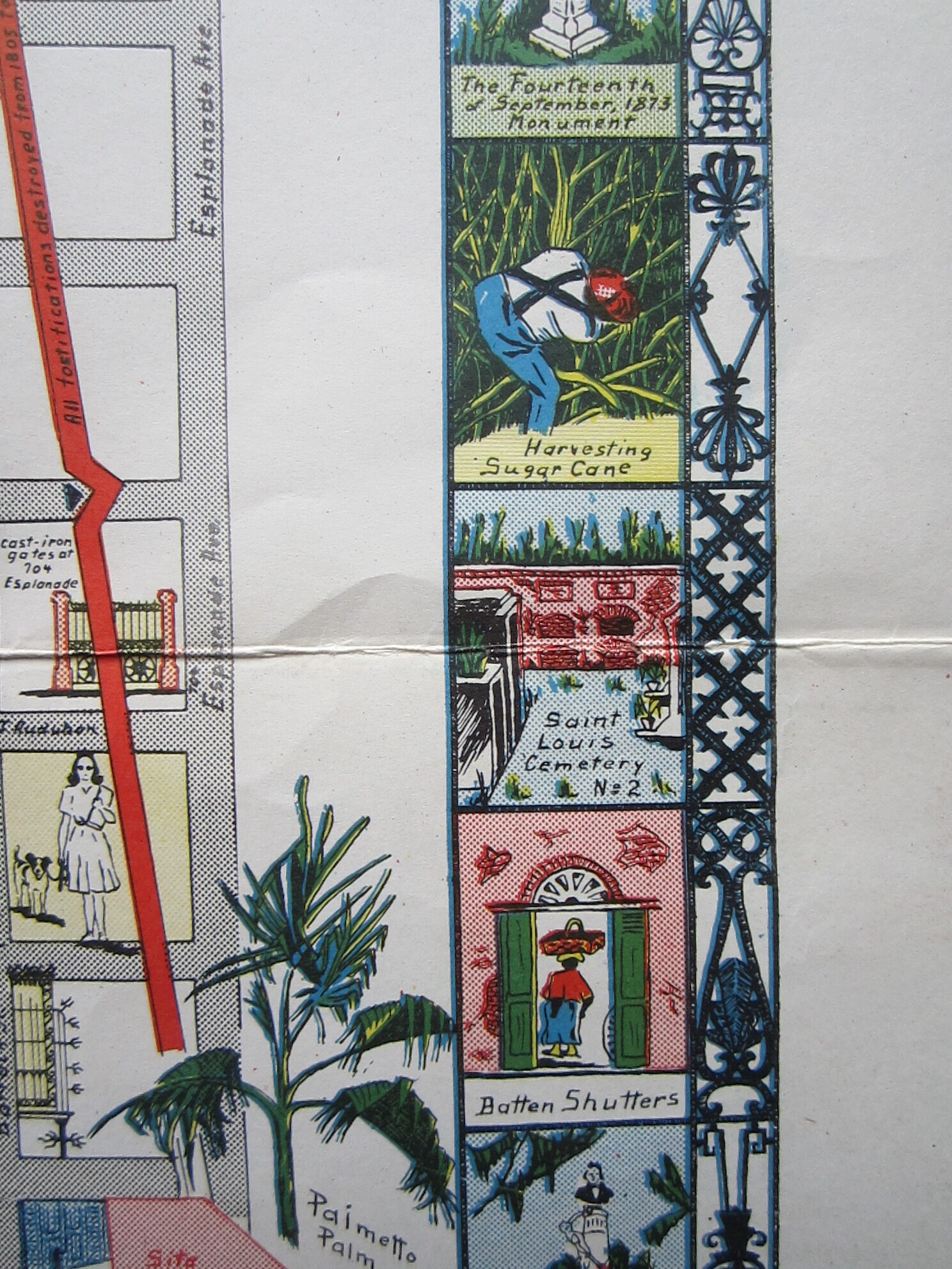 USA - Louisiana - New Orleans - Pictorial map - Folding map - Image 5