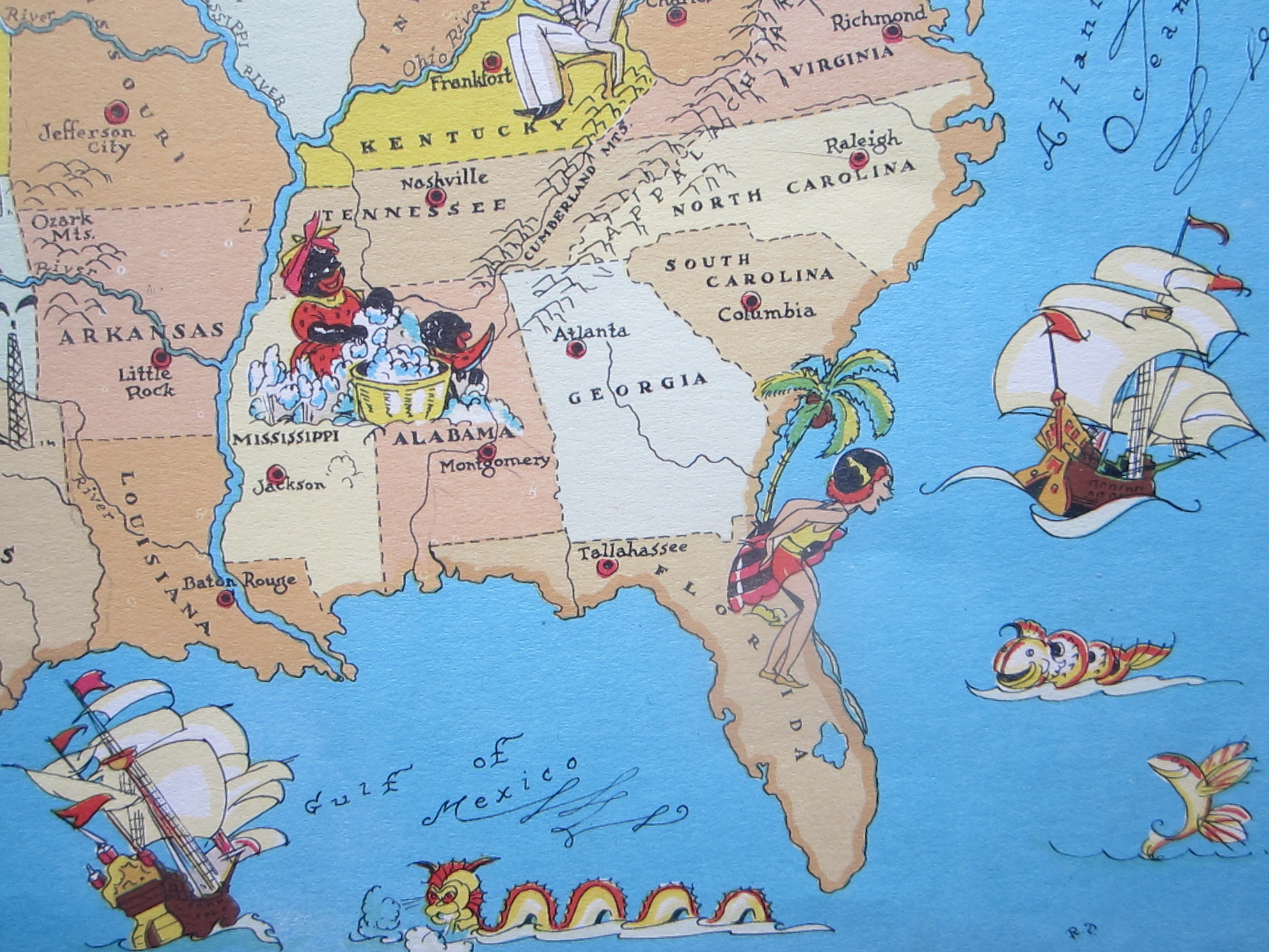 USA - Pictorial map - Image 4
