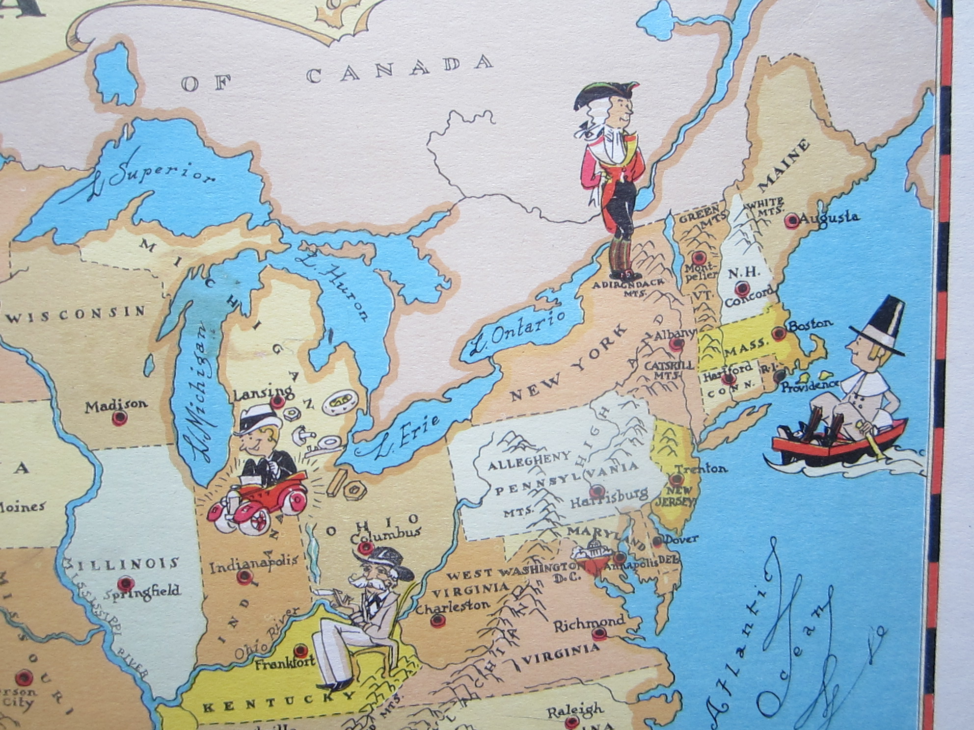 USA - Pictorial map - Image 5