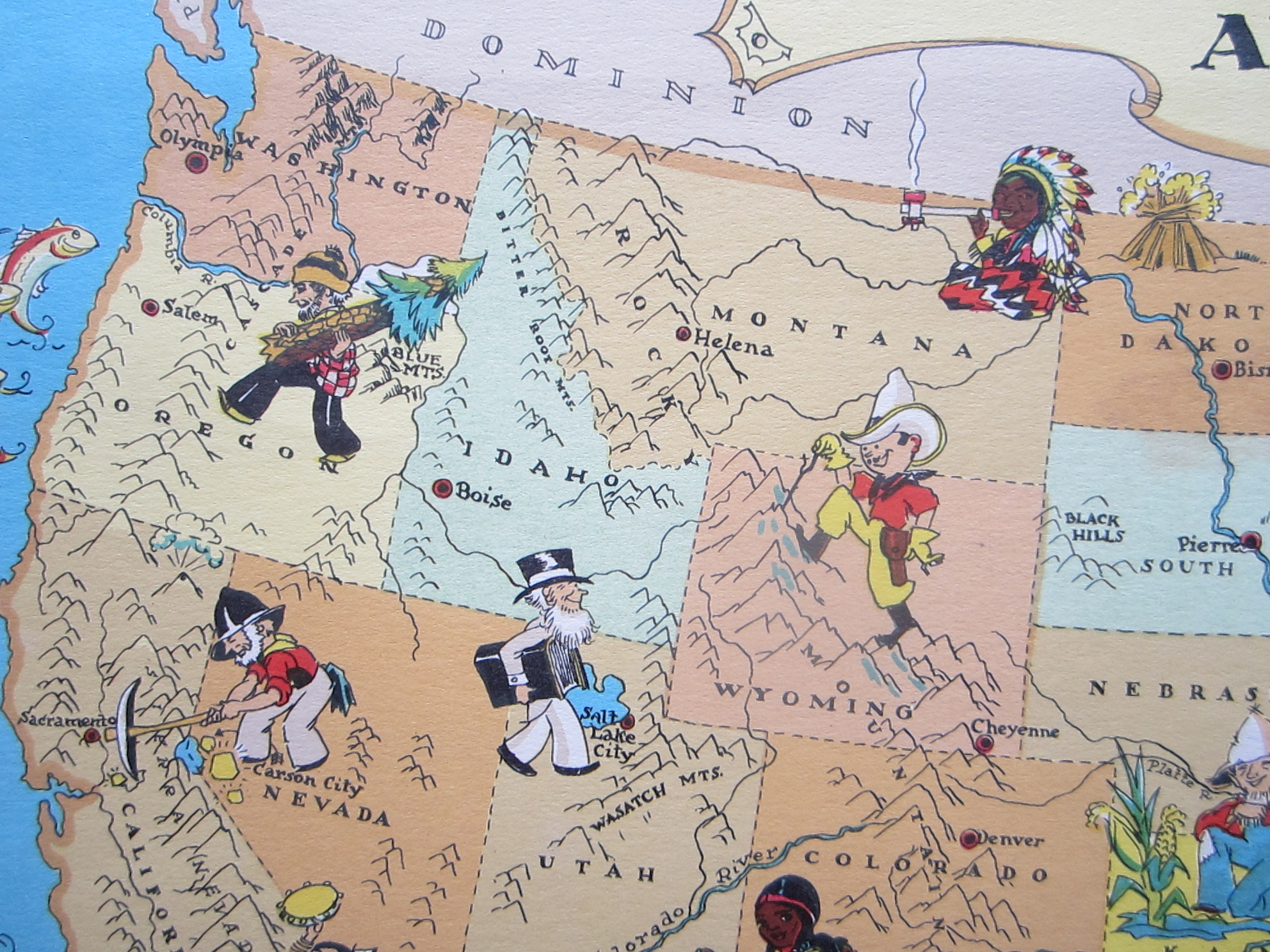 USA - Pictorial map - Image 6