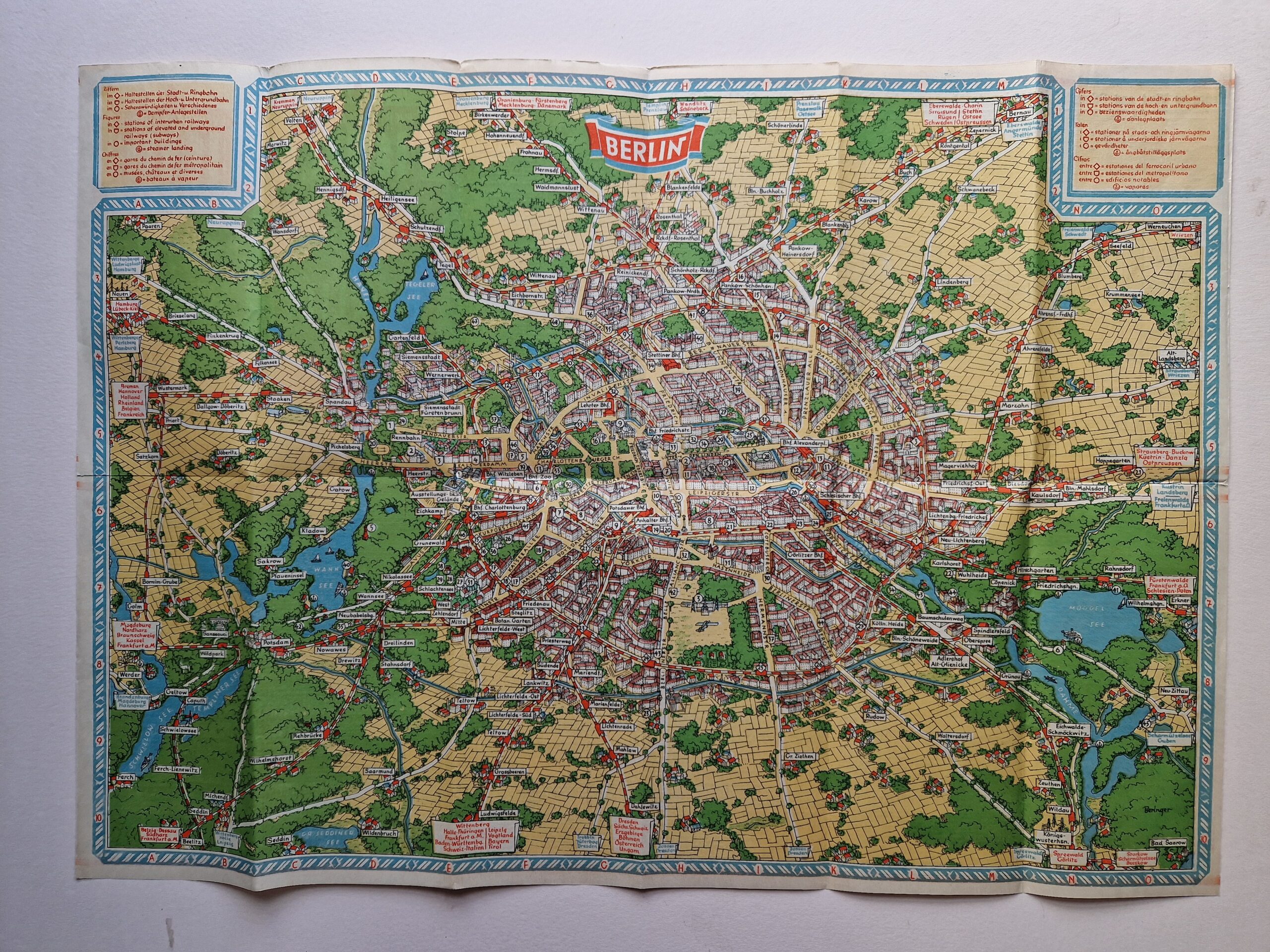 Germany - Berlin - Pictorial map - Folding map - Image 3
