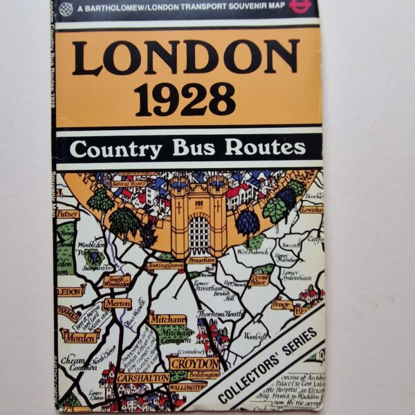 London - Railways - Pictorial map - folding map - Reprint
