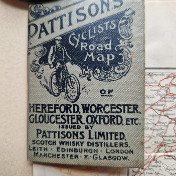 Counties Hereford - Worcester - Gloucester - Oxford - folding maps - curiosities - sports - whisky
