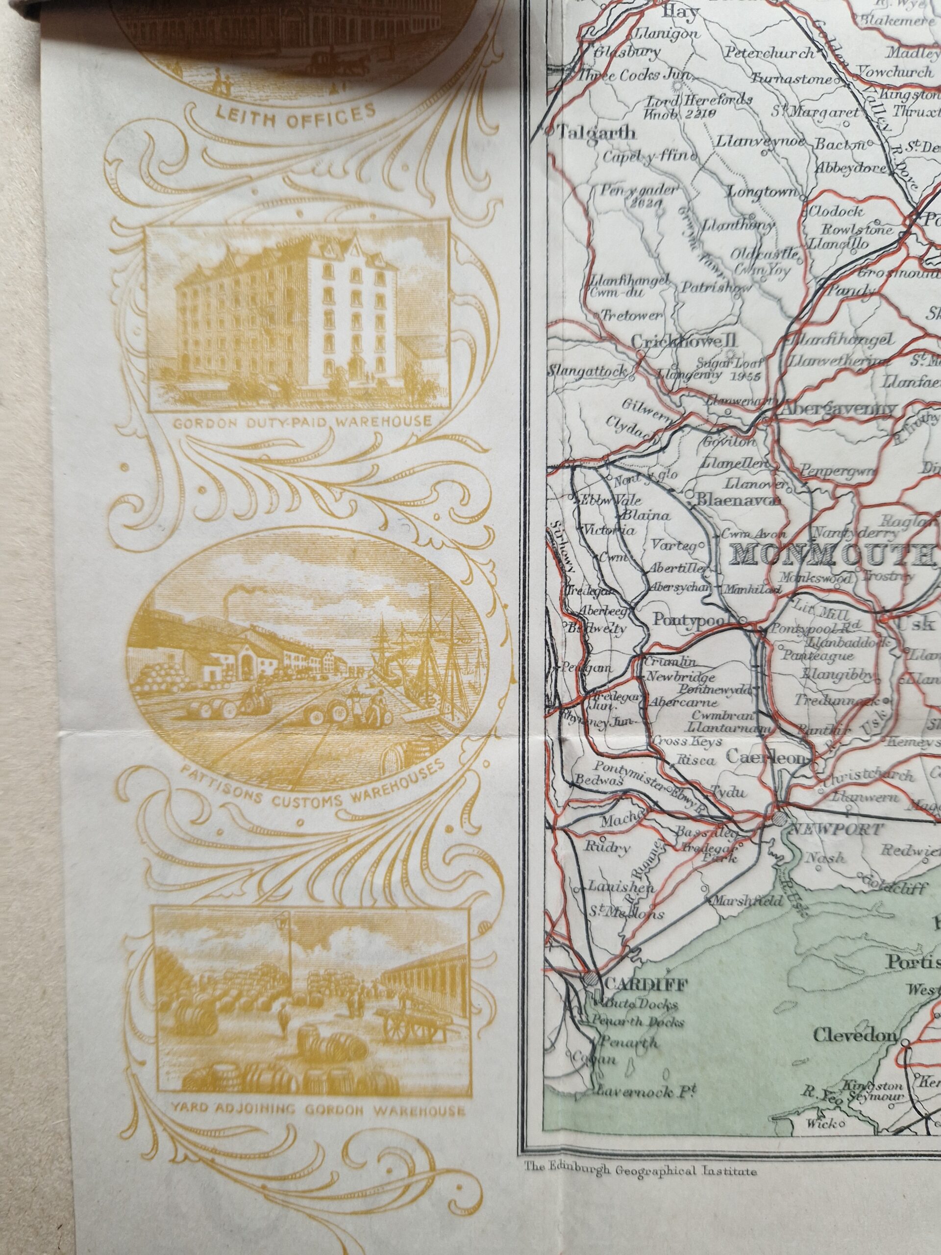 Counties Hereford - Worcester - Gloucester - Oxford - folding maps - curiosities - sports - whisky - Image 5