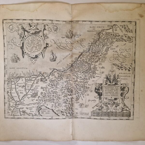 Ortelius - Parergon - Middle East - Palaestina/ Palaestinae sive Totius Terrae.